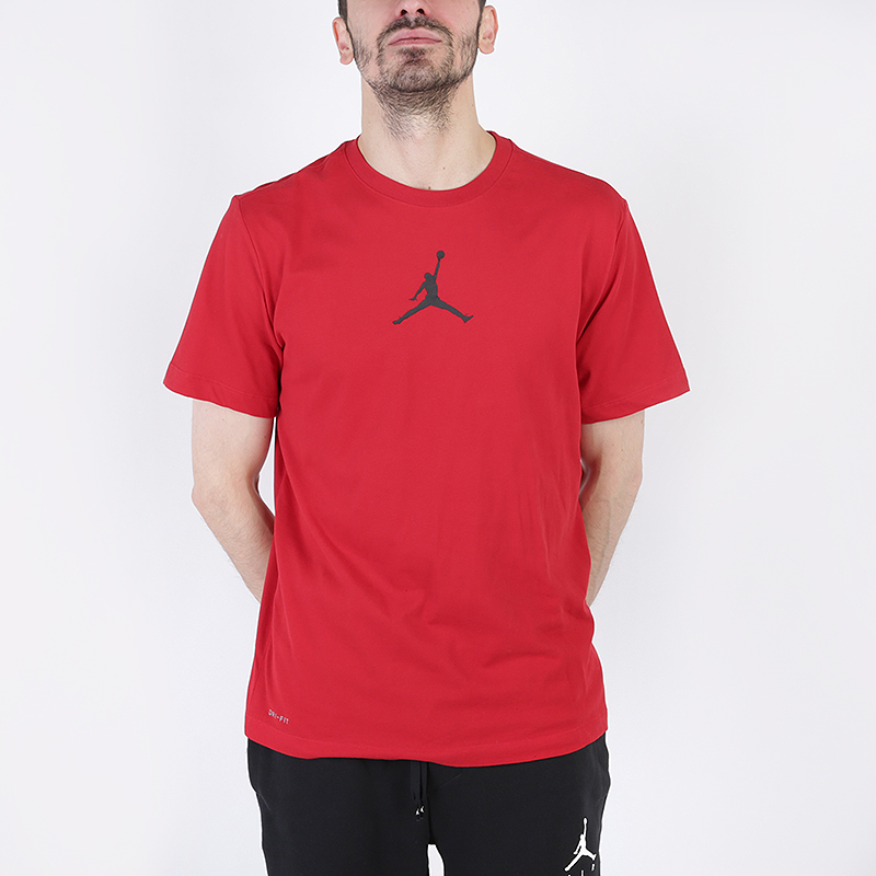 мужская красная футболка Jordan Jumpman Logo BQ6740-687 - цена, описание, фото 1